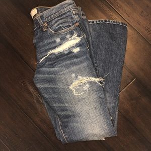 Abercrombie destroyed jeans